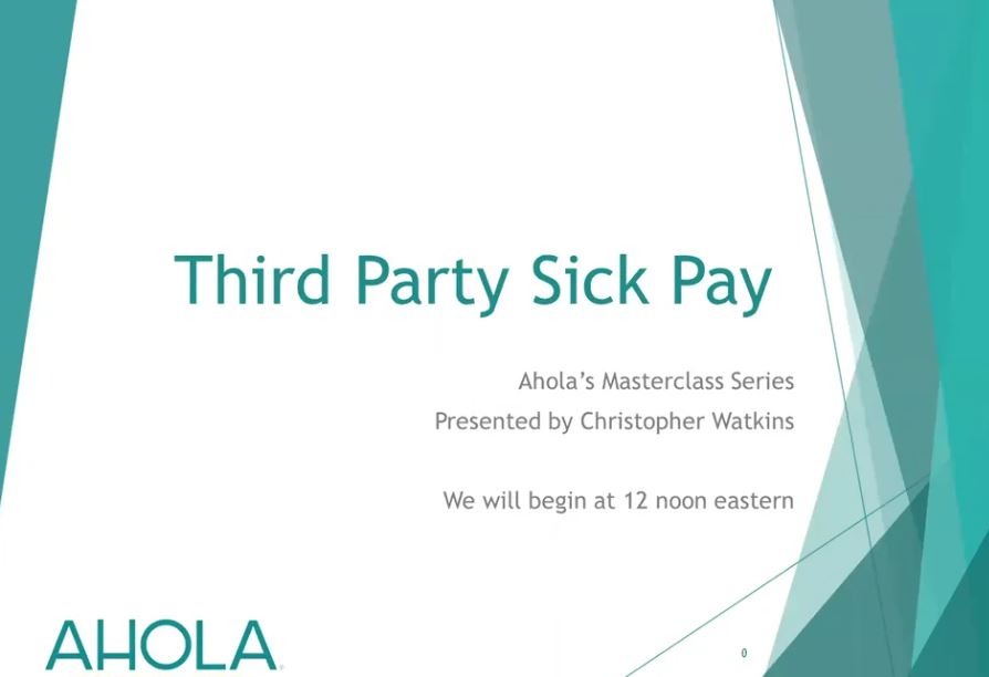 Third Party Sick Pay